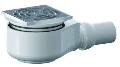 DALLMER Bodenablauf CeraBoard CK 12, DN 50, 120 x 120 mm