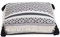MOCOFO Freizeit Kreativer Sofa-Hocker, moderner, minimalistischer Tatami-Boden-Futon-Matte, grober Stoff, Bedruckte Quaste, Pouf-Bezug (Diamantgrau, 40 x 40 x 10 cm)
