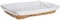 HERSIG - Bandeja Plancha Mimbre Natural | Cesta Colada Rectangular con Forro, sin Asas - 60 x 40 x 10 cm