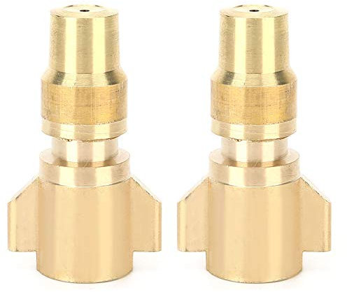 Duokon Boquillas de Agua de Cobre, 2 uds G 1/4, Boquilla de pulverización de Agua de enfriamiento de nebulización agrícola, Accesorios de pulverizador eléctrico