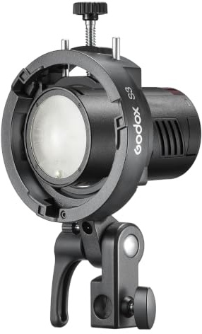 GODOX AD100Pro II 100Ws Battery Powered Pocket Flash and S3 Bowens Mount Bracket Kit with High-Speed Sync up to 1/8000s for Portrait, Beauty & Fashion Photography