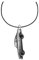 Opel Manta ref173 Halskette mit Zinn-Effekt, 45,7 cm