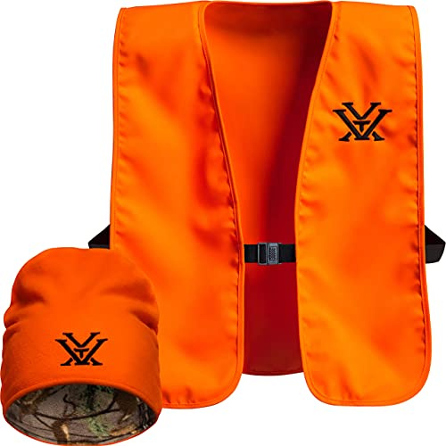 Vortex Blaze Orange Hunting Vest & Beanie Combo