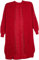 styleBREAKER Cardigan Maglia Grossa con Tasche, Senza Cerniera, One Size, da Donna 08010064, Colore:Rosso