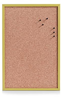 Zeller 70135 Pinboard, Kork/Kiefer grün, ca. 40 x 59 cm, Pinnwand, Büro, Kinderzimmer