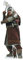Star Cutouts Gimli Pappaufsteller Der Herr der Ringe, lebensgroß, mit Mini