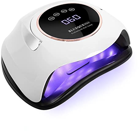 zalati Nagellampe 180W LED UV-Licht Aushärtungslampe mit 4 Timern Tragbarer Griff Schnelltrockner für Nagelkunst Pflegewerkzeug - 180W