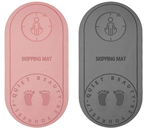 Gonetre M m Seil 62 x 12 x 12 Springseil Matte für Indoor Jumping Haushalt Springpuffer Pad Silent Yoga Matte rutschfeste Sport Training Fitness Pad (Grau)