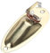 KLOVA Prise jack de guitare pour guitare électrique pour Stratocaster Boat-Style Jack Plate Argenté/noir/doré brillant Pièces et accessoires de guitare électrique