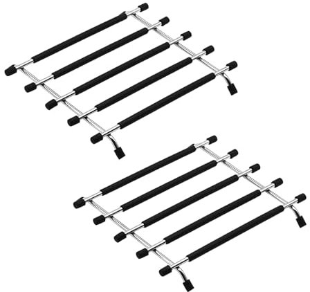 JJWNMLL trivets for kitchen worktops 2 Pcs - black kitchen worktop protector trivets for hot pans kitchen worktops protector with anti slip base