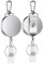 2 Stk Einziehbarer Schlüsselanhänger, Schlüsselband Ausziehbar Schlüsselrolle, Retractable Keychain Key Holder, Ausweishalter Einziehbarer Retractable Clip, porte-cartes Rückstoß Rolle Gürtel Schnalle