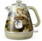 Hazel Quinn x Eduardo Recife Electric Kettle - 1.7L Hot Water Boiler, 2200W Fast Boiling, All Stainless Steel Interior, Cordless, BPA-Free, Auto Shut-Off & Boil Dry Protection - Renaissance