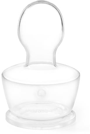 LittleForBig Silikon Erwachsene Ultra Flasche Nipple Wide Mouth Transparent Ersatz Sauger