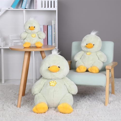 Ueiwffzo Plüschtier Baby Kuscheltier, Weiches Kawaii Stofftier Spielzeug, Niedliche Kuscheltiere für Wohnzimmer Kinderzimmer Dekoration (40 cm,Ente)