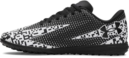 Under Armour Unisex Shadow Select 2 Turf Soccer Cleats, (004) Black/White/White, 3.5, US