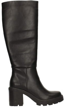 Tata Italia Stivali neri con tacco largo alto 8cm BLACK 36