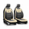 XTRM-CAR Sitzbezüge GT Ergonomic für Dacia Sandero - Hochwertige Autositzbezüge (BEIGE, 2X Sitzbezüge (1+1))