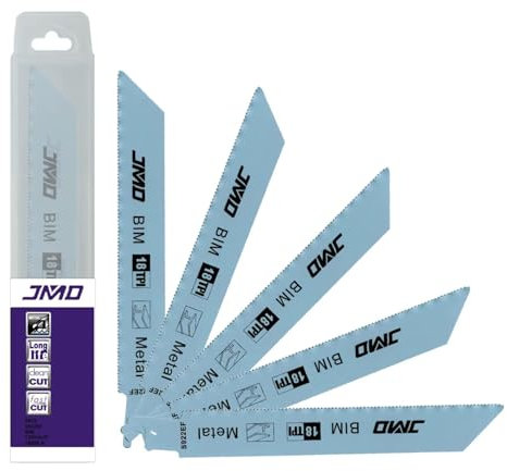 5Pcs 150mm Jigsaw Blade S922EF Reciprocating Saw Blade Set Bimetal For Cutting Wood Plastic Pipe Metal