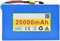 Leilaohu Batteria al Litio per Bici Elettrica 36V 36V 20Ah 10S2P con Caricabatteria per Motori Fino A 750W E Utensili Elettrici per Scooter XT60