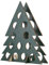 Nudiuhis Adult Advents Calendar Liquor Tree Countdown with Wooden Christmas Tree Mini Alcohol Holder Wine Bottle Stand Gifts