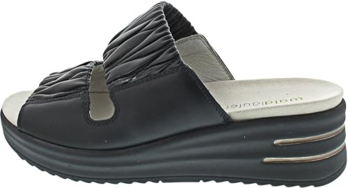 Waldläufer H-Dina Pantolette Schwarz