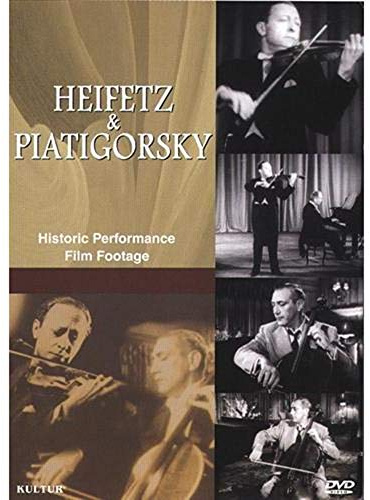 Heifetz & Piatigorsky - Historic Performance Film Footage