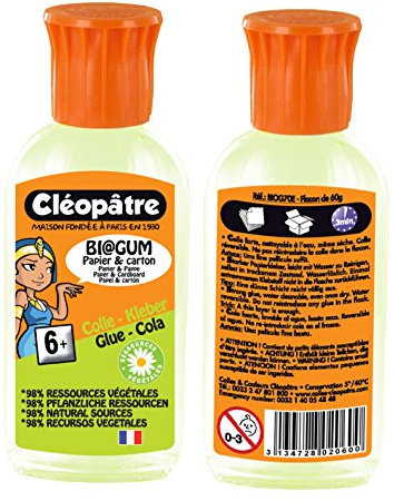 Cléopâtre - BIOG70E - Biogum - Flacon colle végétale 55 ml