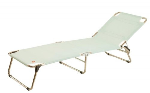Jan Kurtz 492146 Fiam Amigo Aluminium Liege / Dreibeinliege - Aqua