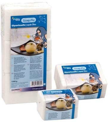 NEU Glycerin Gieß-Seife Opak Öko, 500 g [Haushaltswaren]