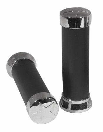 Lenkergriffe Motorrad Custom Roller Universal Lenker Durchmesser 24/23 Chrome
