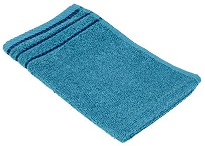 Gözze - Lot de 4 Serviettes d'invité, Berlin, 100% Coton, 30 x 50 cm - Pétrole