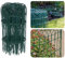 Garden Mile Garden Border Edging - Heavy Duty Fire Retardent Green PVC Coated Decorative Galvanized Wire Mesh Fence Panels for Lawn Patio Outdoor Borders Edger Fencing Protection (0.40M X 10M)