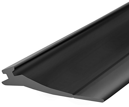 STEIGNER Garagentor Dichtung Bodenabdichtung aus PVC, 4,5 m, 52 mm x 2 mm, SBD03