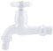 Grifo de agua fría G1/2 para lavabo o lavabo, plástico ABS, grifo de agua para lavadora, grifo de agua profesional con una sola boquilla y un solo mango