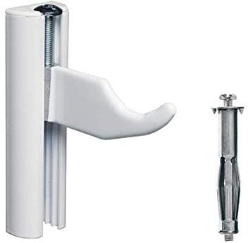Fischer RC Mensola per Radiatori e Termosifoni in Alluminio, Staffa per Pareti di Cartongesso, 523972, bianco