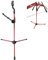 SHARROW Pro Bogenständer für Recurvebogen Langbogen Bogen Halter Balance Bar Ständer Seitenständer Bogensport Zubehör Pfeile und Bogen (Rot)