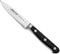 Arcos Cuchillo pelar Acero Inoxidable. Cuchillo cocina para pelar frutas y verduras. Mango ergonómico polioximetileno y Hoja 100 mm. Serie Opera. Color negro.