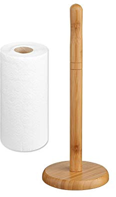 Porte Essuie Tout en Bambou, Durable et Résistante (32 x 14 cm)