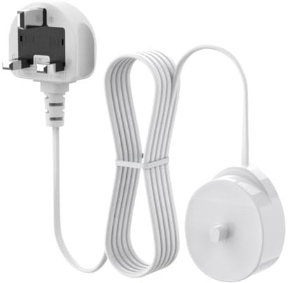 Oral B Electric Toothbrush Charger, UK Plug Braun - Compatible with Pro 600, 650, 2 2500, 2900, 3 3500, Vitality, Genius X, Kids, Pro Series, Smart, iO3, iO4, iO5, iO6 Charging Base Adapter