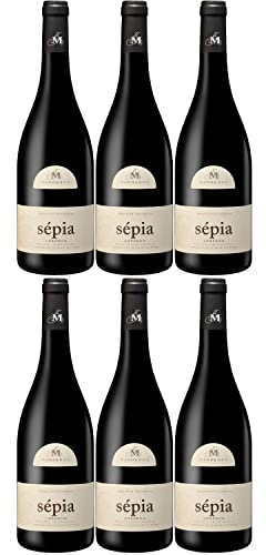 Marrenon Sépia Rouge Luberon Rotwein Cuvée Wein trocken Frankreich I Visando Paket (6 Flaschen)