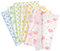 Larcenciel Seidenpapier 60 Blatt, Metallic Blume Seidenpapier für Geschenktüten & Geschenkverpackung, Elegantes Pflanzenmuster Geschenk Verpackungsmaterial für Feiertage, Handwerk (50 x 35 cm)
