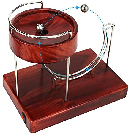 Science Kinetic Art für Perpetual Motion Machine Skulptur Büro Zuhause Tischdekoration für Geburtstage Feiertage Weinrot
