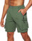 Tansozer Kurze Hosen Herren Sommer Schnelltrocknend Wanderhose Shorts Herren Stretch Cargo Bermuda Sporthose Outdoor Trekking Wandern Männer Kurze Armee grün XL