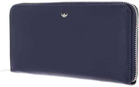 Golden Head Leder Geldbörse Madrid RFID Protect RV-Damenbörse 2822 Blau dunkelblau