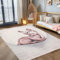 Kinderteppich Kinderzimmer Rehkidz Design Kinder Teppich Babyzimmer Weicher Flor, Farbe: Pink, Größe: 200 x 290 cm
