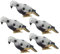 Topyond 5er Pack 3D Ziel,Tauben Lockvogel,Vogelförmiges Realistische Vogelimitationsziele,3D Zielscheibe Bogenschießen,Ziele Jagdtaubenziel, Geeignet Für Die Jagd Und Das Schießen
