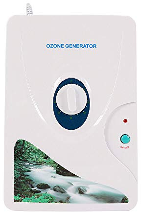Ozongenerator Auto mit Luftschlauch 600mg/h, Tragbar O3 Ozon-Luftreiniger Ozongerät mit Timer, Geruchskiller Geruchsentferner für Zimmer, Büro, Garage, Autos, Rauch und Haustiere 270 * 190 * 75mm