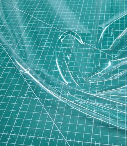 Plástico extrafino transparente de PVC para manualidades de 140 cm ancho, se vende a metros - Kadusi