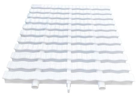 Rejilla De Piscina Empalmada, Rejilla De Desbordamiento De Canalón, Rejilla De Desbordamiento De Ángulo De 90° Empalmada De Tres Orificios, Cubierta De Drenaje De Piso De Rejilla De Desbordamiento De