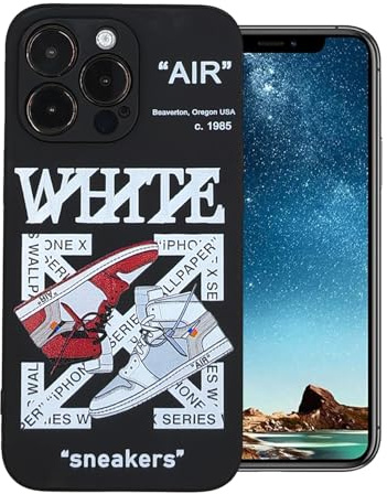 Luychow Kompatibel mit iPhone 15 Pro, weiches TPU, stoßfest, Sportschuhe, Cooles Sneaker-Design, Handyhülle für iPhone 15 Pro, für Jungen, Teenager, Mädchen, Damen, Herren, 6,1 Zoll